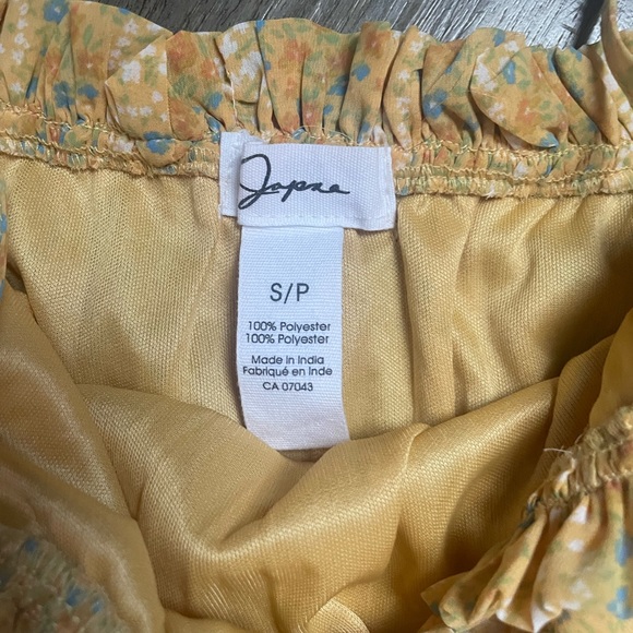 Japna yellow floral dress, size s - Picture 2 of 3
